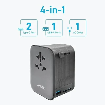 Anker 312 Outlet Extender - Black